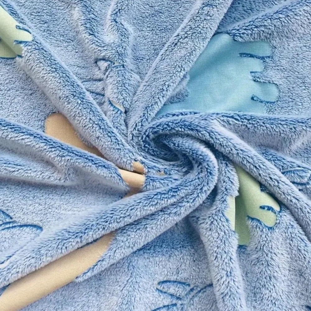 Dinosaur Luminous Plush Blanket - Picture 3 of 4